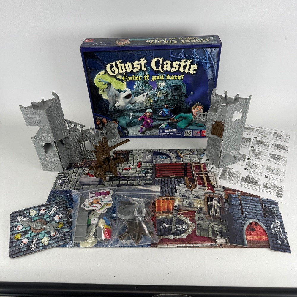 Goliath Ghost Castle Board Game 3D Haunted Trap Game 36185 2012 Edition